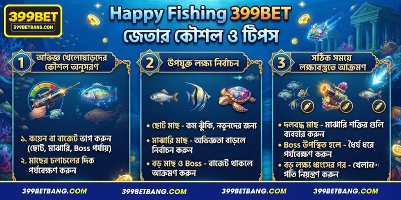 Happy Fishing 399BET জেতার কৌশল ও টিপস